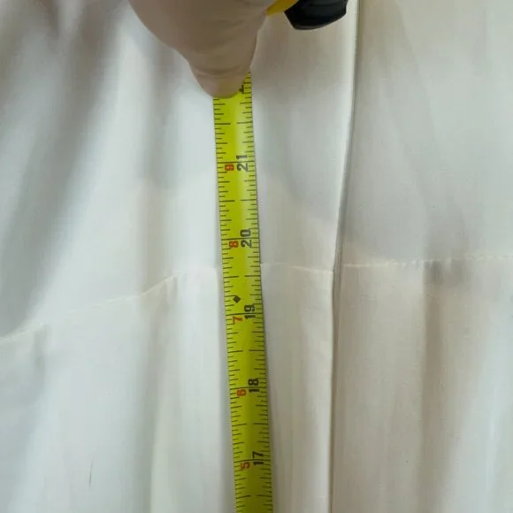 Lulus Divine Darling White Ruffled Skater Dress, Size L - Picture 10 of 10